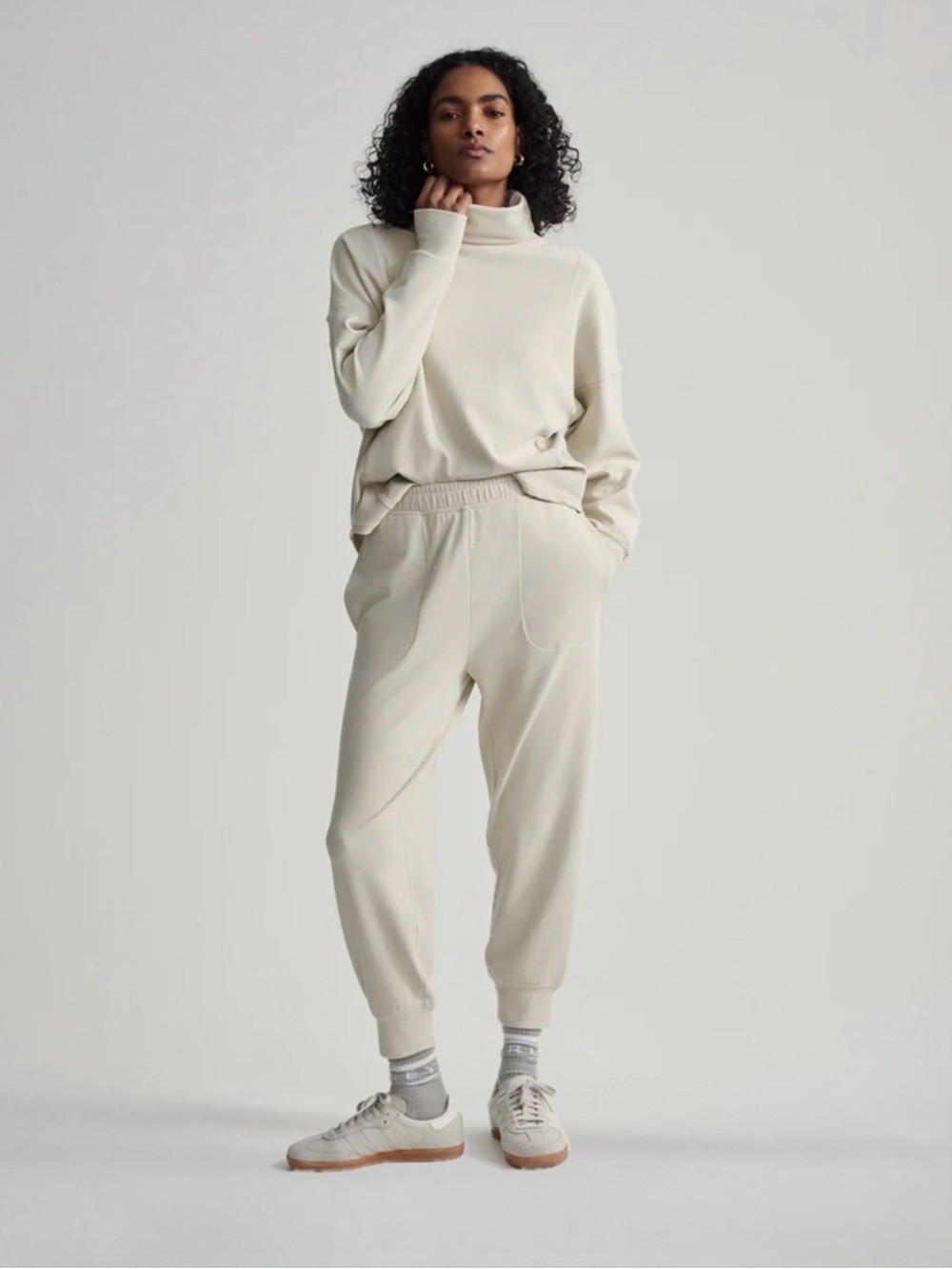 Varley Brushed Rib Slim Cuff Pant